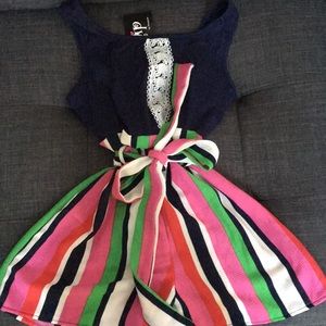 Little girls colorful romper